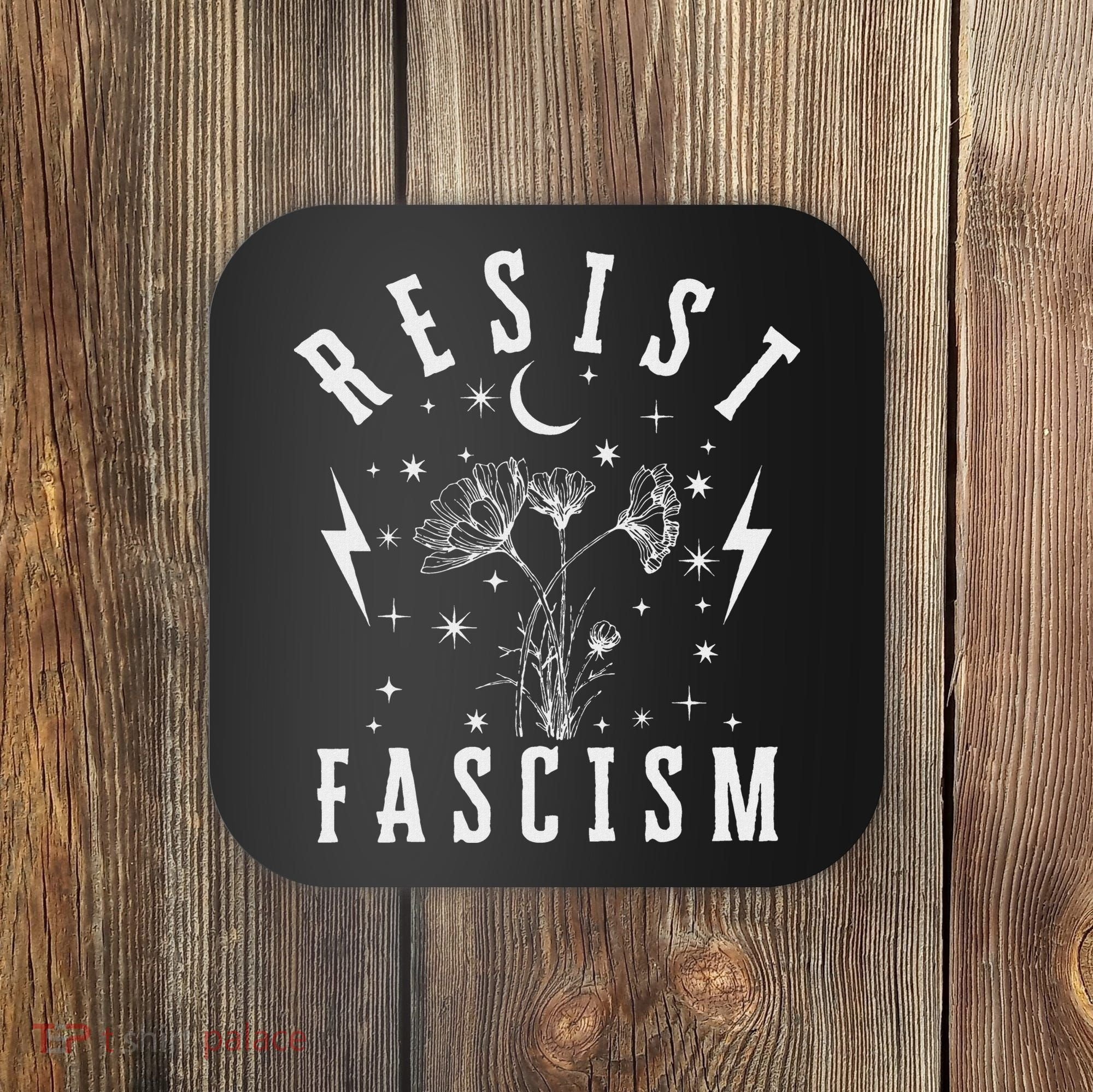 Resist Fascism Coaster