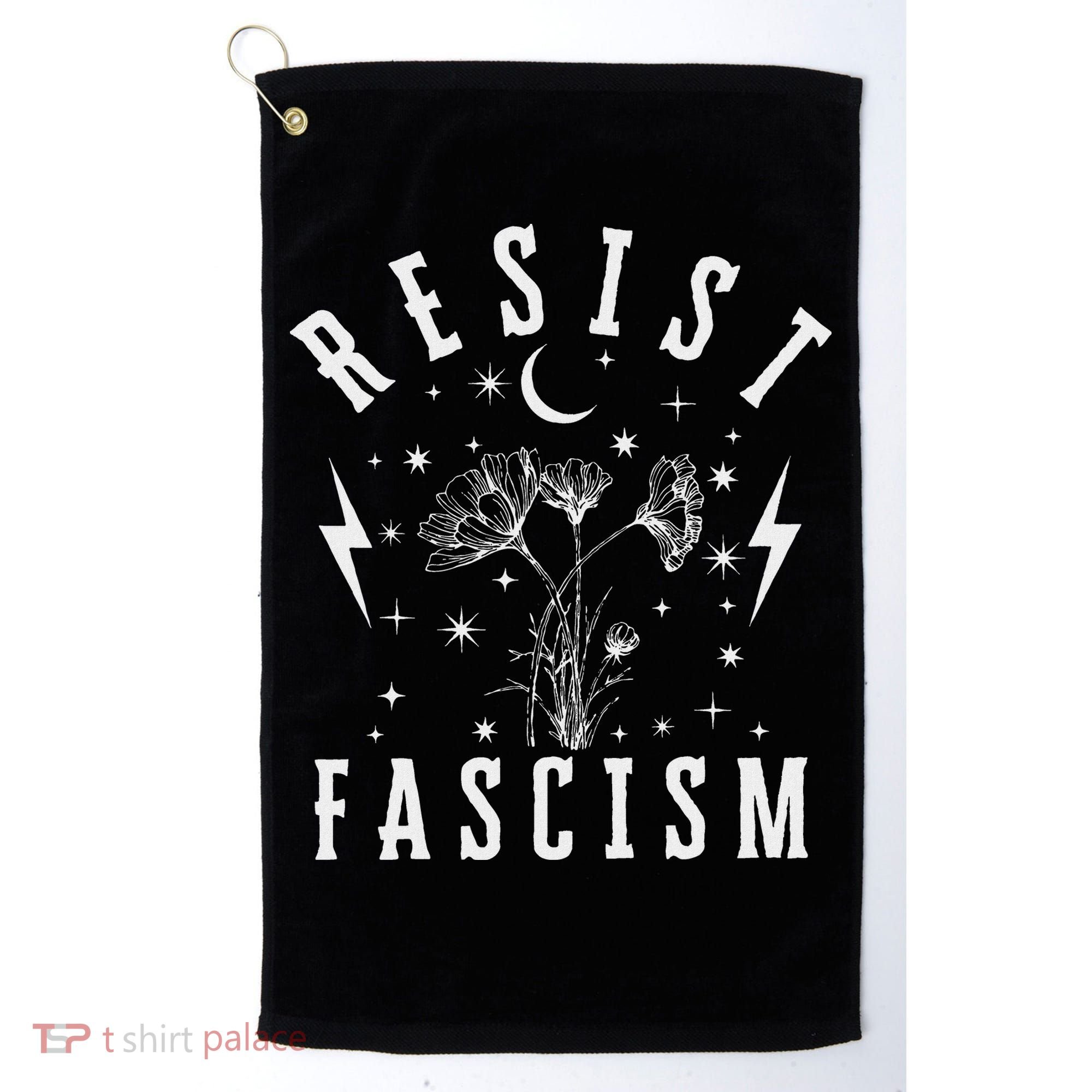 Resist Fascism Golf Towel
