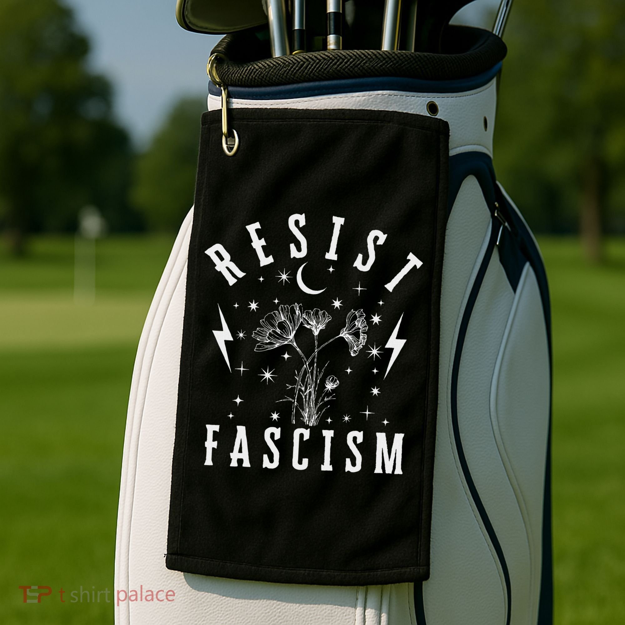 Resist Fascism Golf Towel