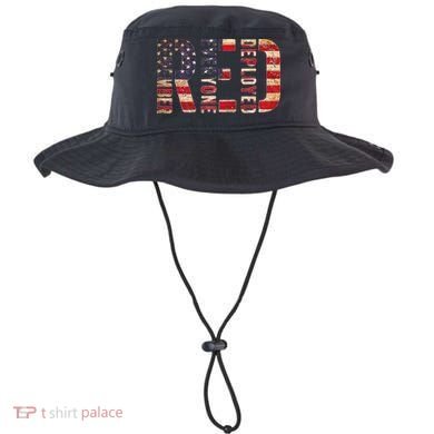 Red Fridays Remember Everyone Deployed American Flag Bucket Hat