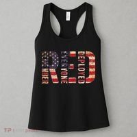 Red Fridays Remember Everyone Deployed American Flag Women's Tank Top thumb 3