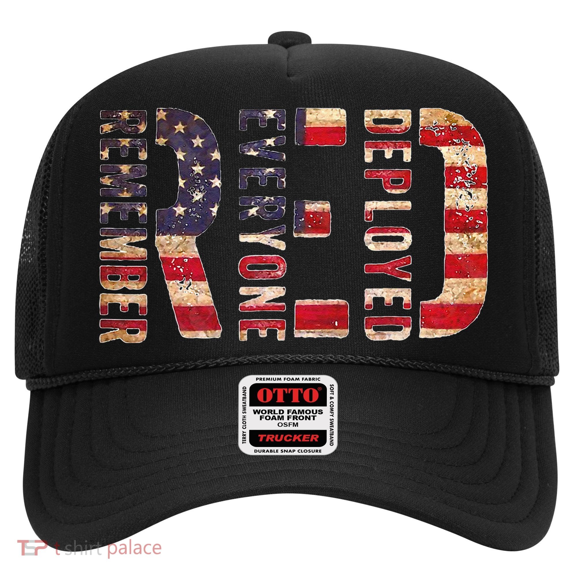 Red Fridays Remember Everyone Deployed American Flag Hat