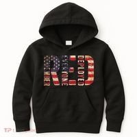 Red Fridays Remember Everyone Deployed American Flag Kids Hoodie thumb 0