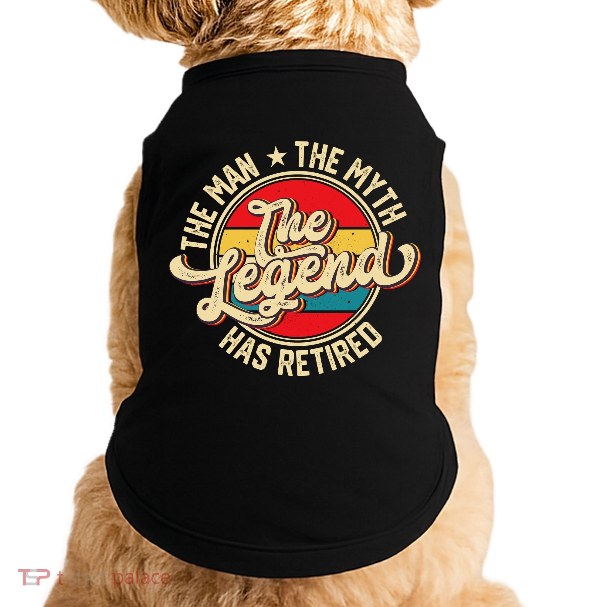Retired Funny Retirement Gift For Men Doggie Tank