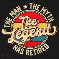 Retired Funny Retirement Gift For Men Button thumb 1