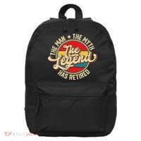 Retired Funny Retirement Gift For Men 16 in Basic Backpack thumb 0