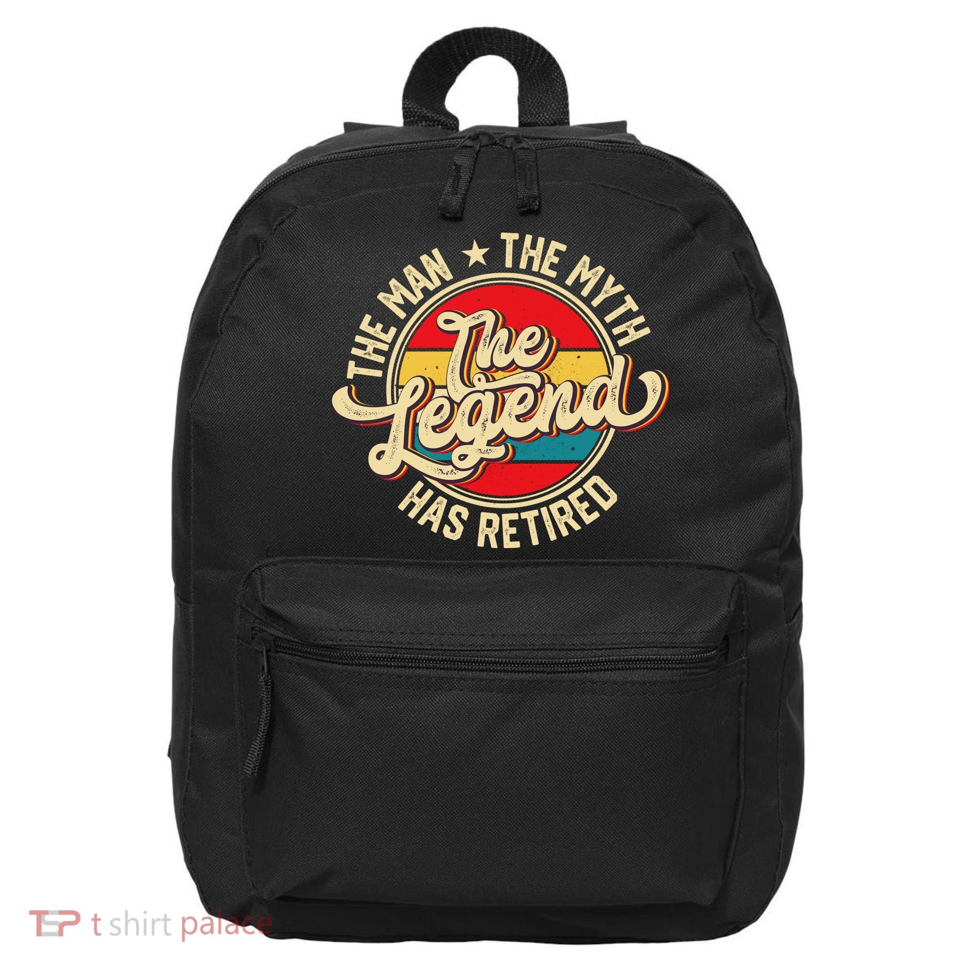 Retired Funny Retirement Gift For Men 16 in Basic Backpack