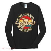 Retired Funny Retirement Gift For Men Tall Long Sleeve Shirt thumb 0