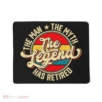 Retired Funny Retirement Gift For Men Mousepad thumb 0