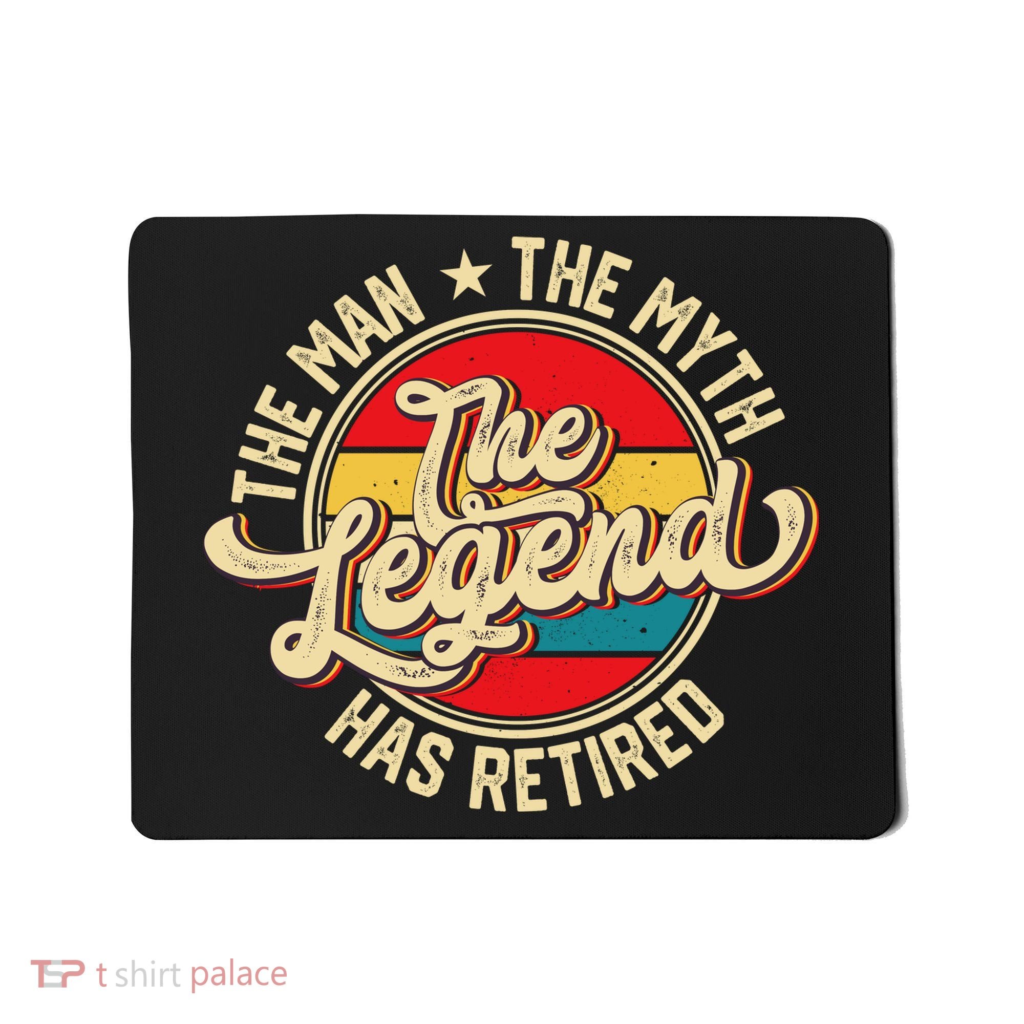 Retired Funny Retirement Gift For Men Mousepad
