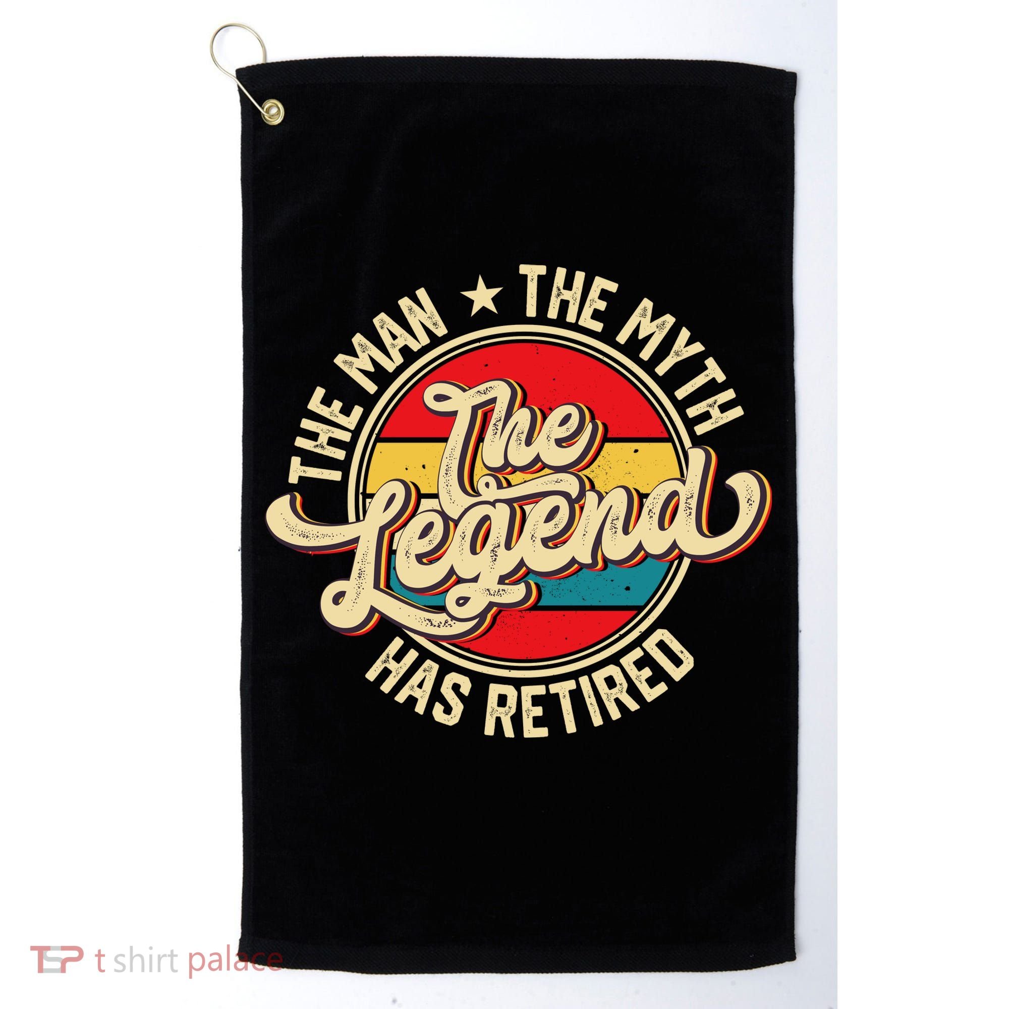 Retired Funny Retirement Gift For Men Golf Towel