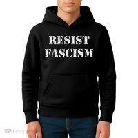 Resist Fascism Kids Hoodie thumb 4