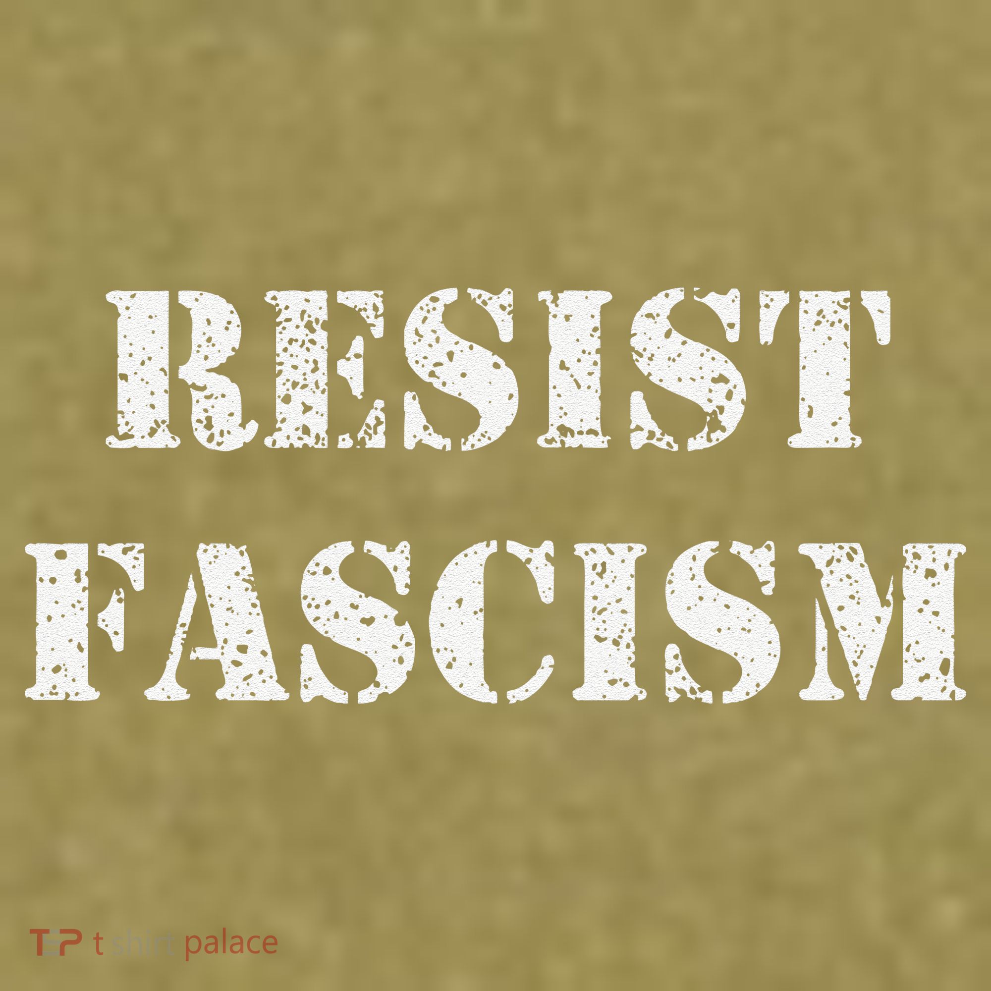 Resist Fascism Garment-Dyed Women's Muscle Tee
