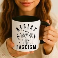 Resist Fascism Coffee Mug thumb 3