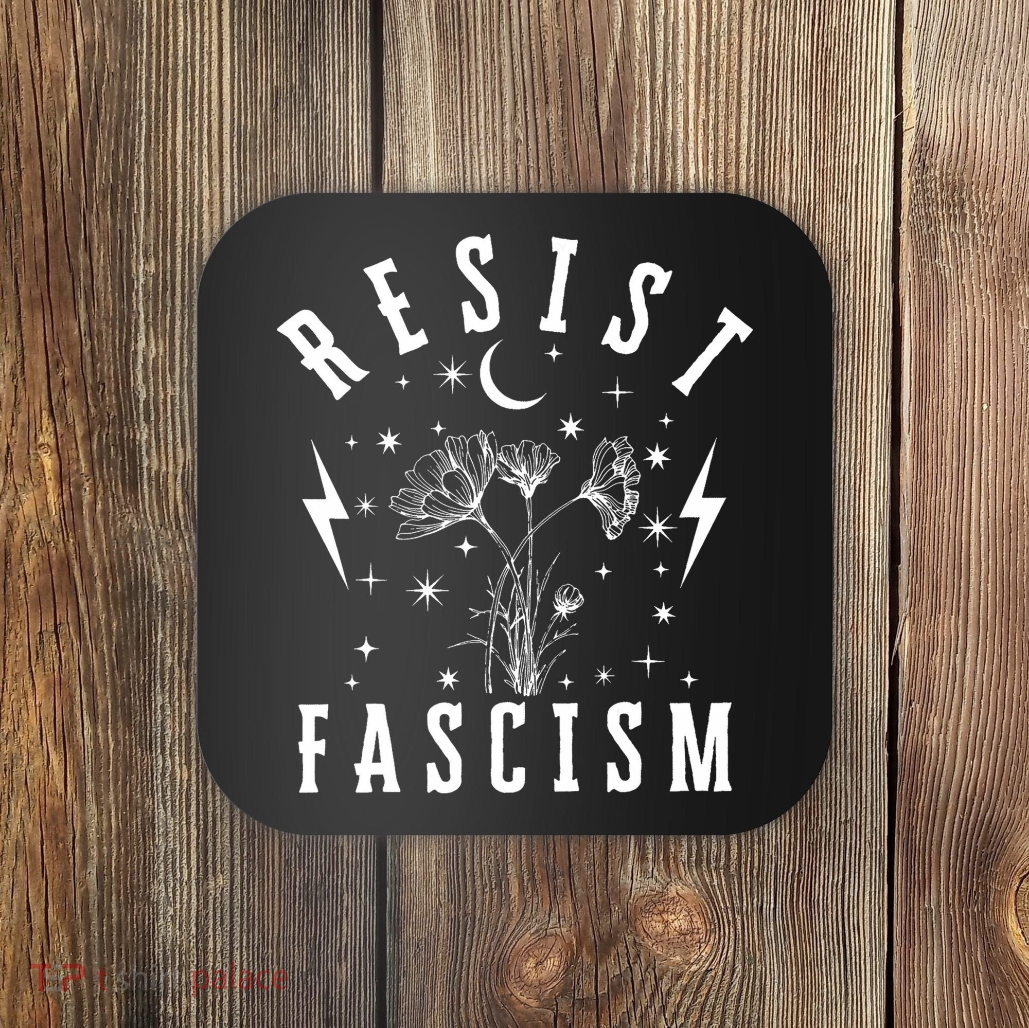 Resist Fascism Coaster