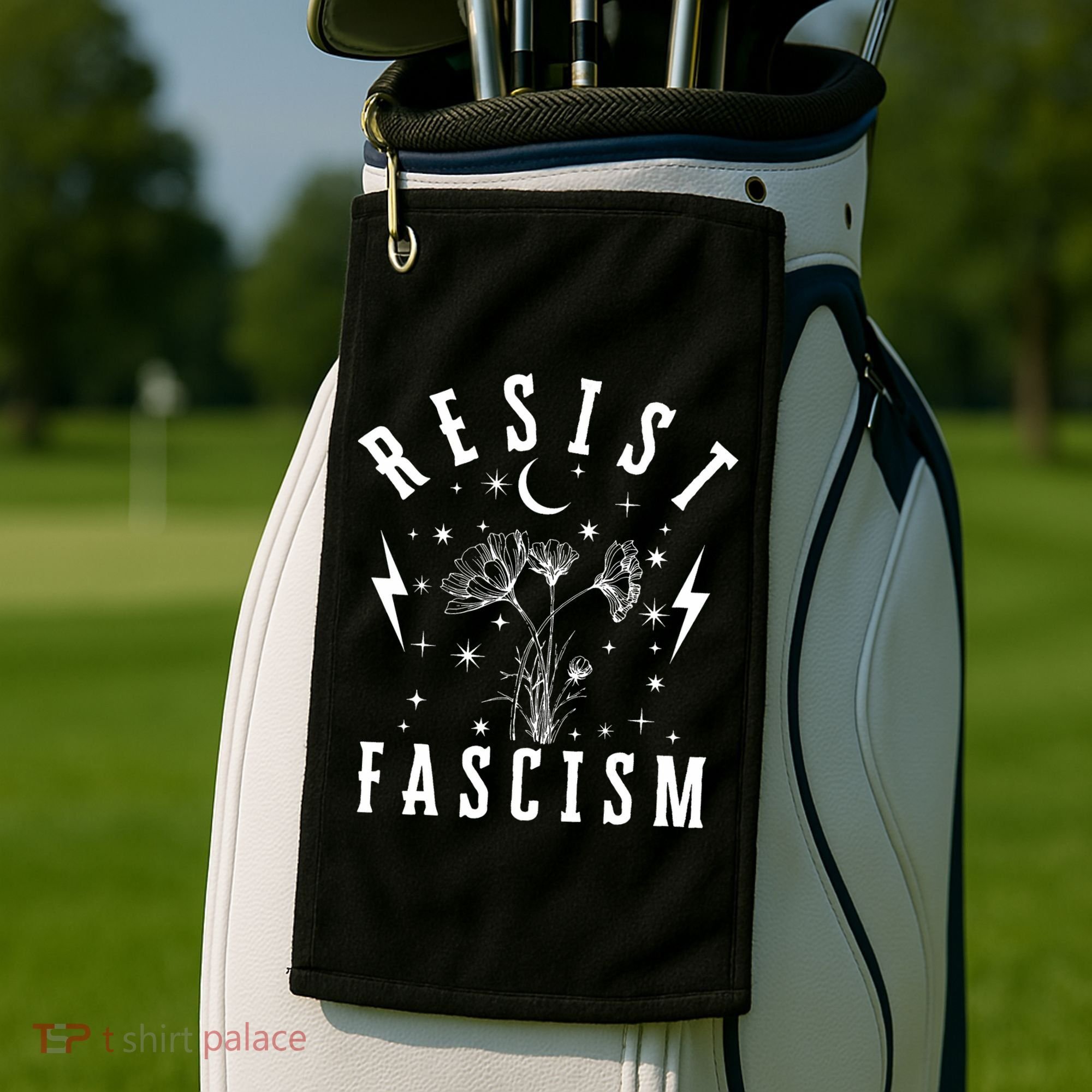 Resist Fascism Golf Towel