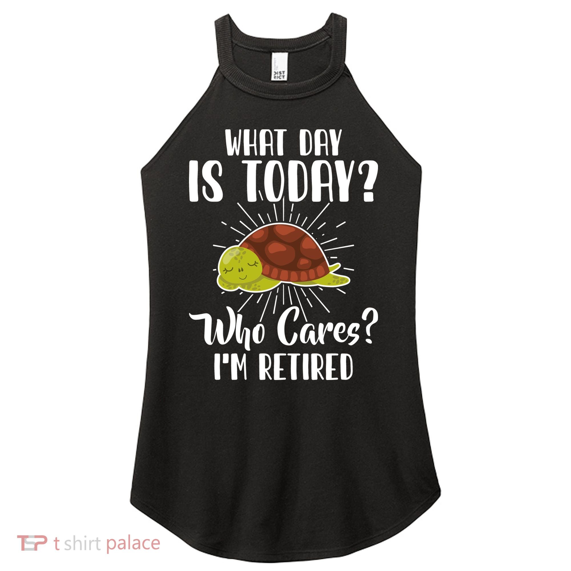 Retired Funny Retirement Gift Women's Perfect Tri Rocker Tank