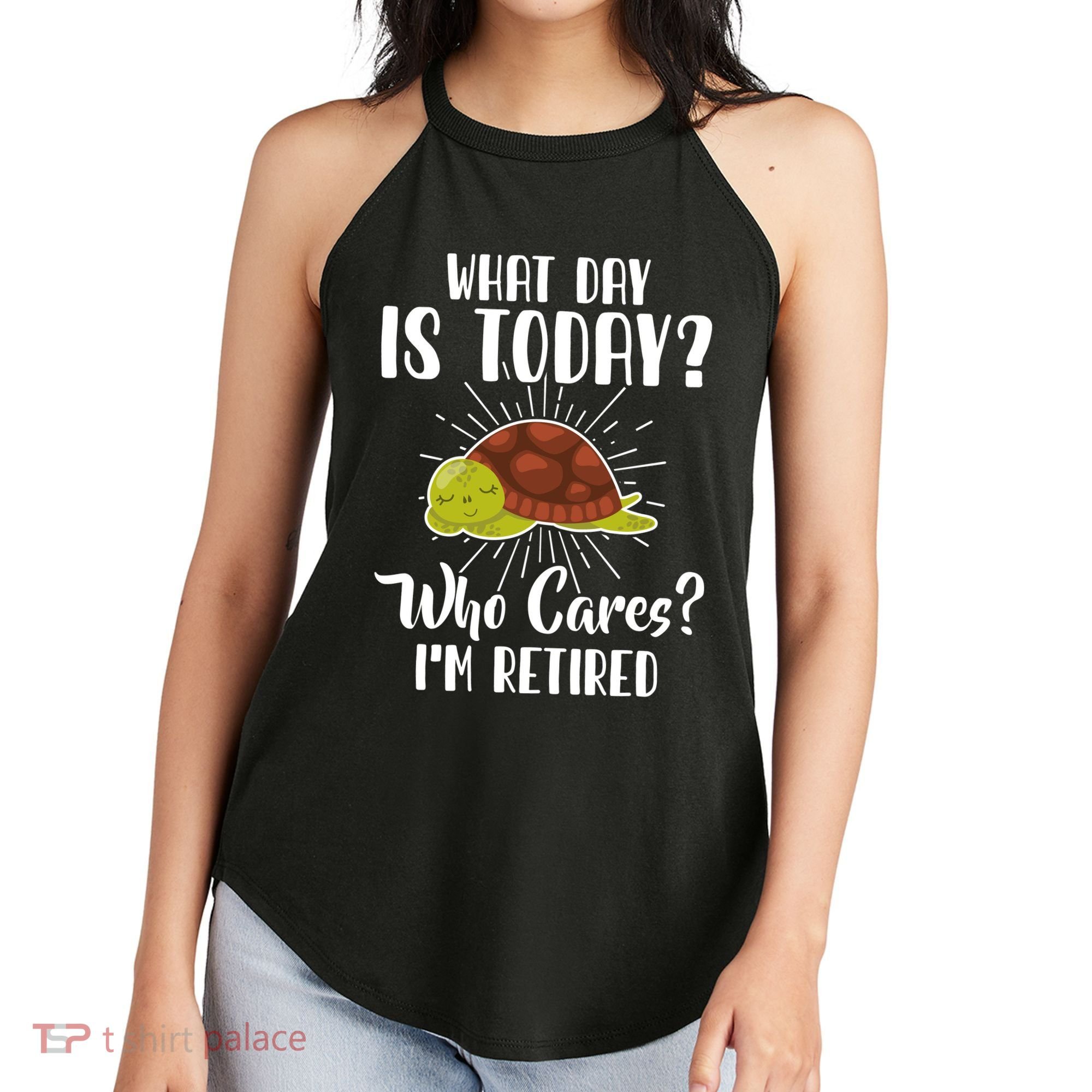 Retired Funny Retirement Gift Women's Perfect Tri Rocker Tank