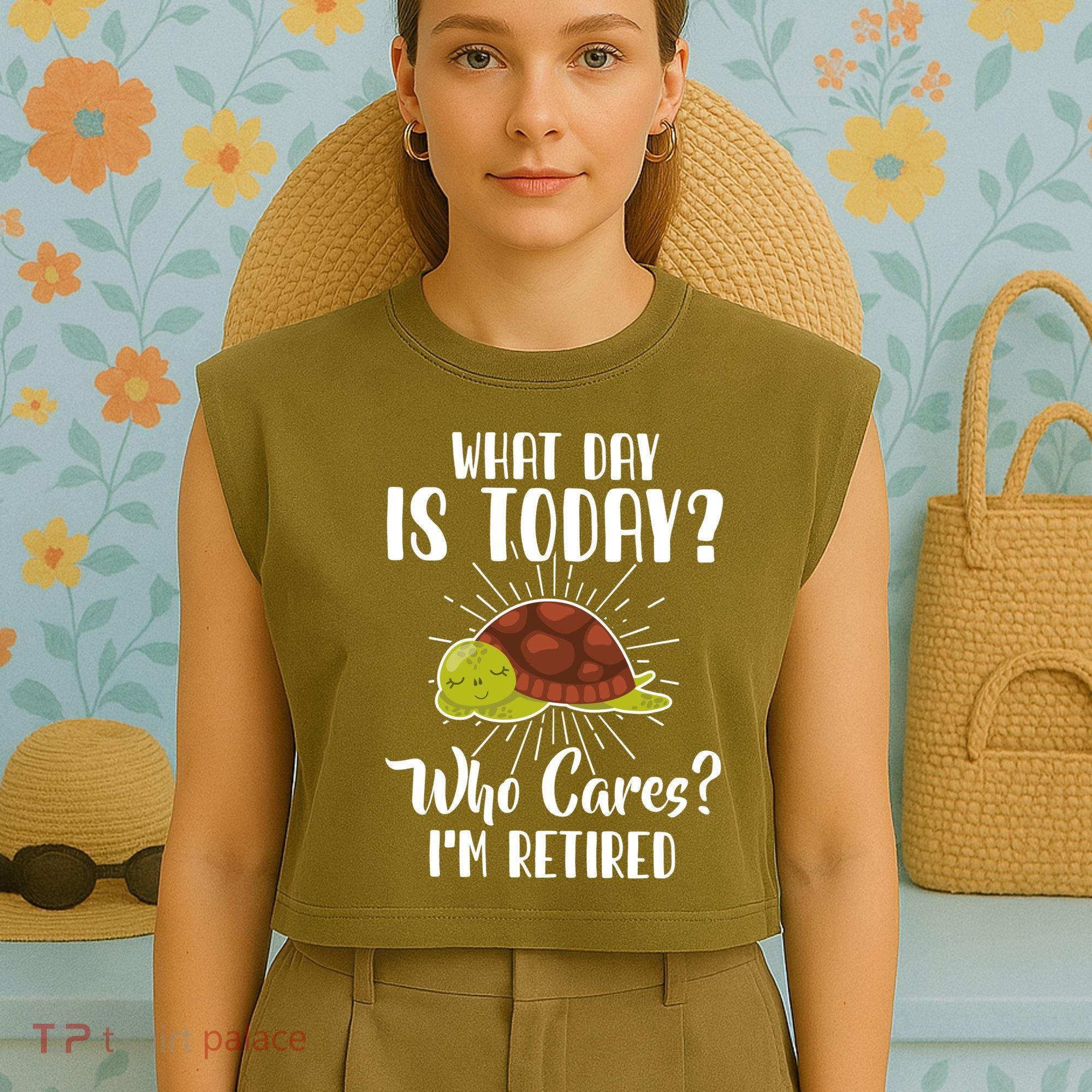 Retired Funny Retirement Gift Garment-Dyed Women's Muscle Tee