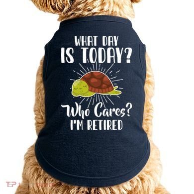 Retired Funny Retirement Gift Doggie Tank