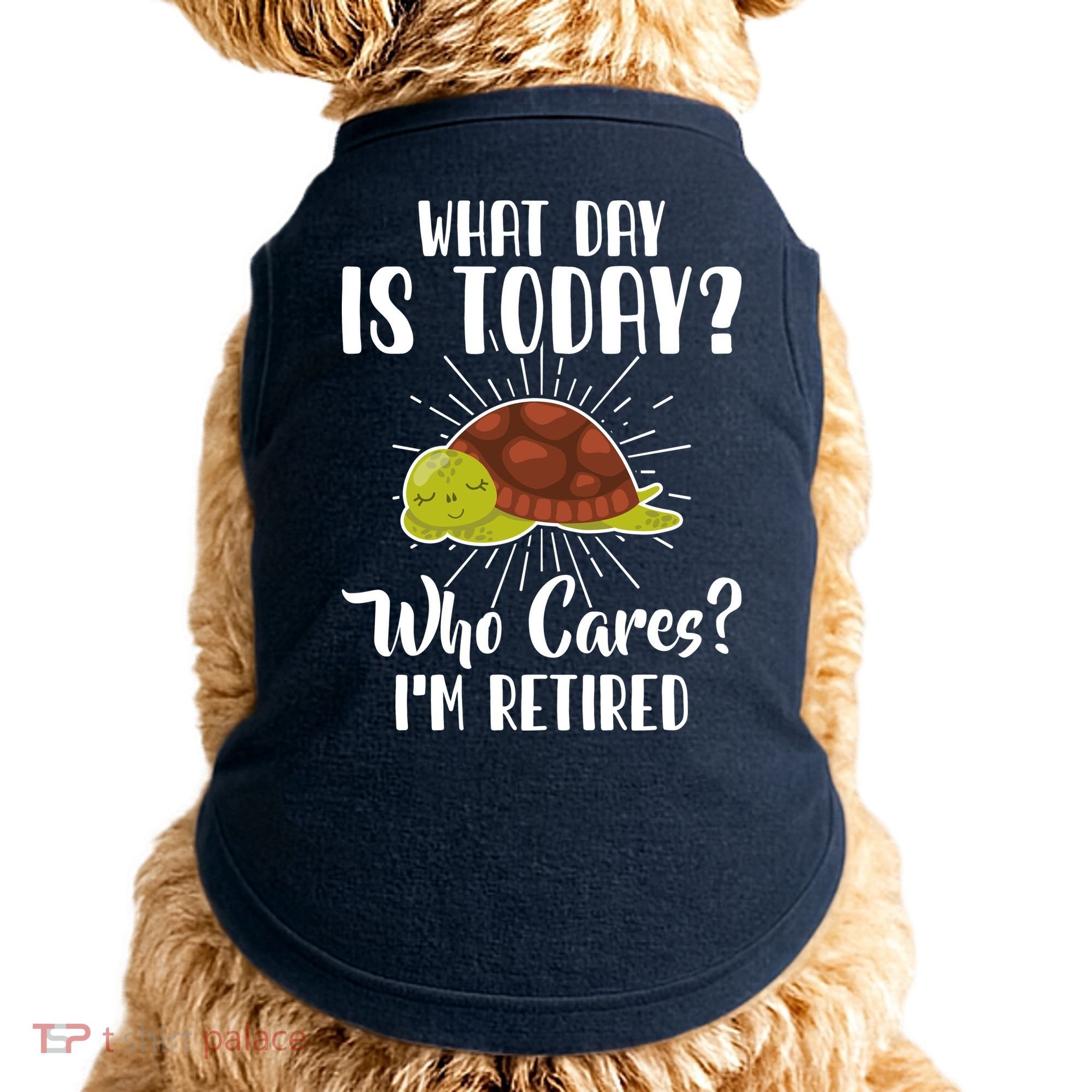 Retired Funny Retirement Gift Doggie Tank