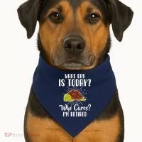 Retired Funny Retirement Gift USA-Made Doggie Bandana thumb 1