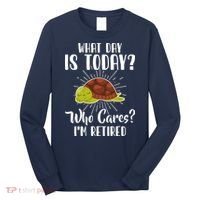 Retired Funny Retirement Gift Long Sleeve Shirt thumb 0