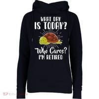 Retired Funny Retirement Gift Womens Funnel Neck Pullover Hood thumb 0