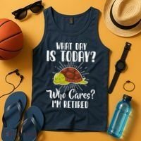 Retired Funny Retirement Gift Tank Top thumb 4