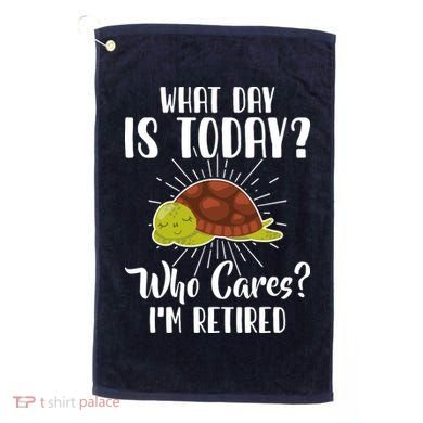 Retired Funny Retirement Gift Golf Towel