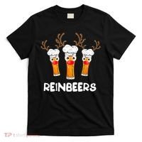Reinbeers Funny Reindeer Beer Christmas Drinking Xmas Gift TShirt T-Shirt thumb 0