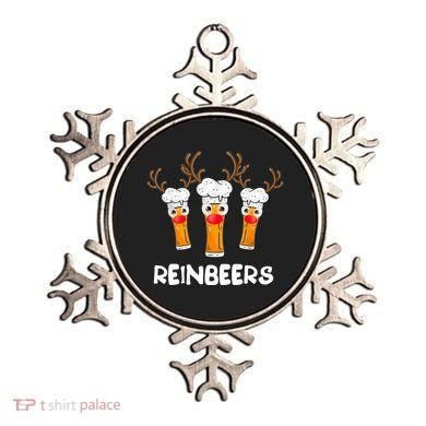 Reinbeers Funny Reindeer Beer Christmas Drinking Xmas Gift TShirt Ornament