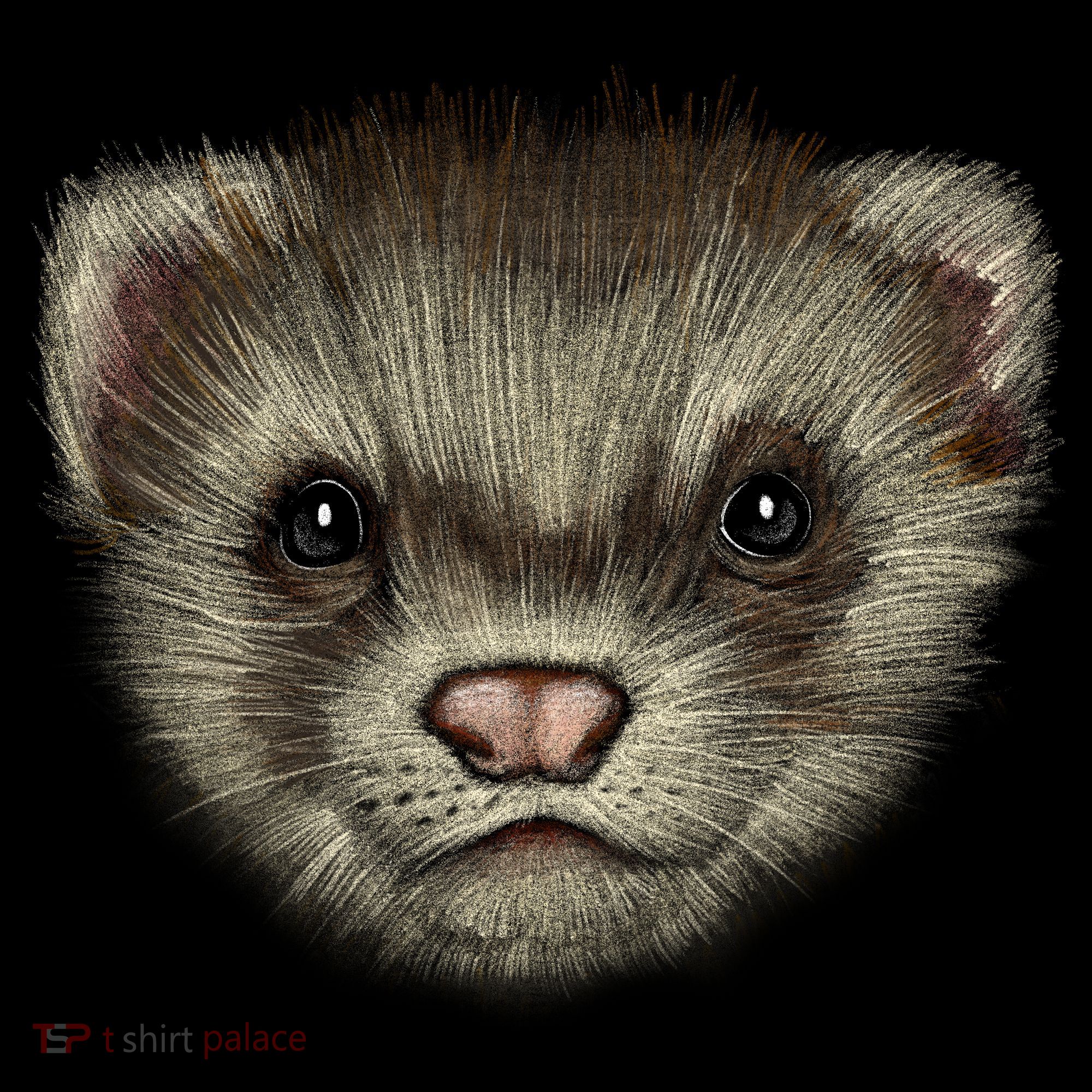 Realistic Ferret Women's Hoodie
