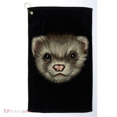 Realistic Ferret Golf Towel