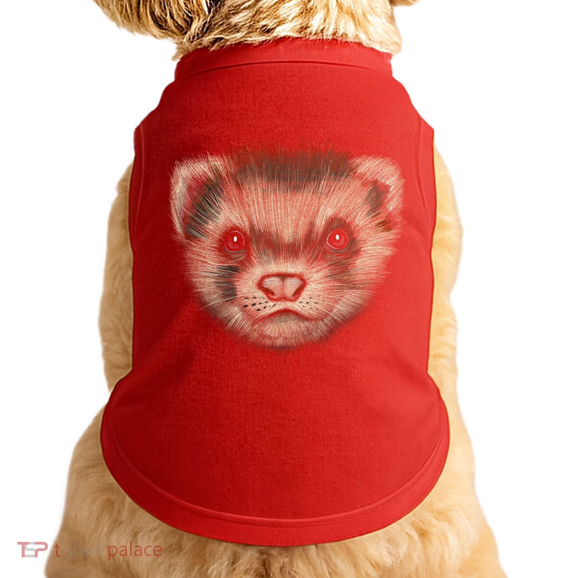 Realistic Ferret Doggie Tank