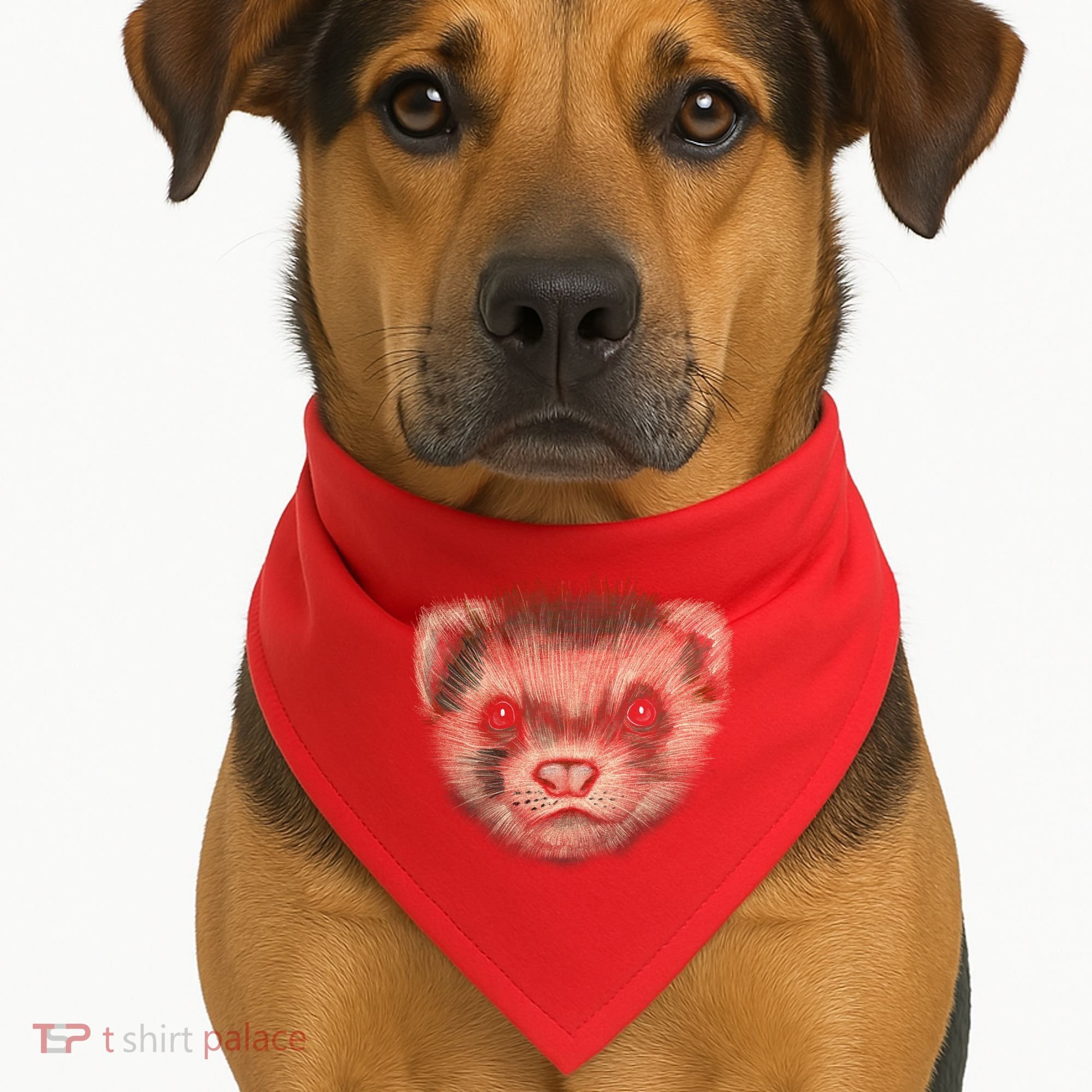 Realistic Ferret USA-Made Doggie Bandana