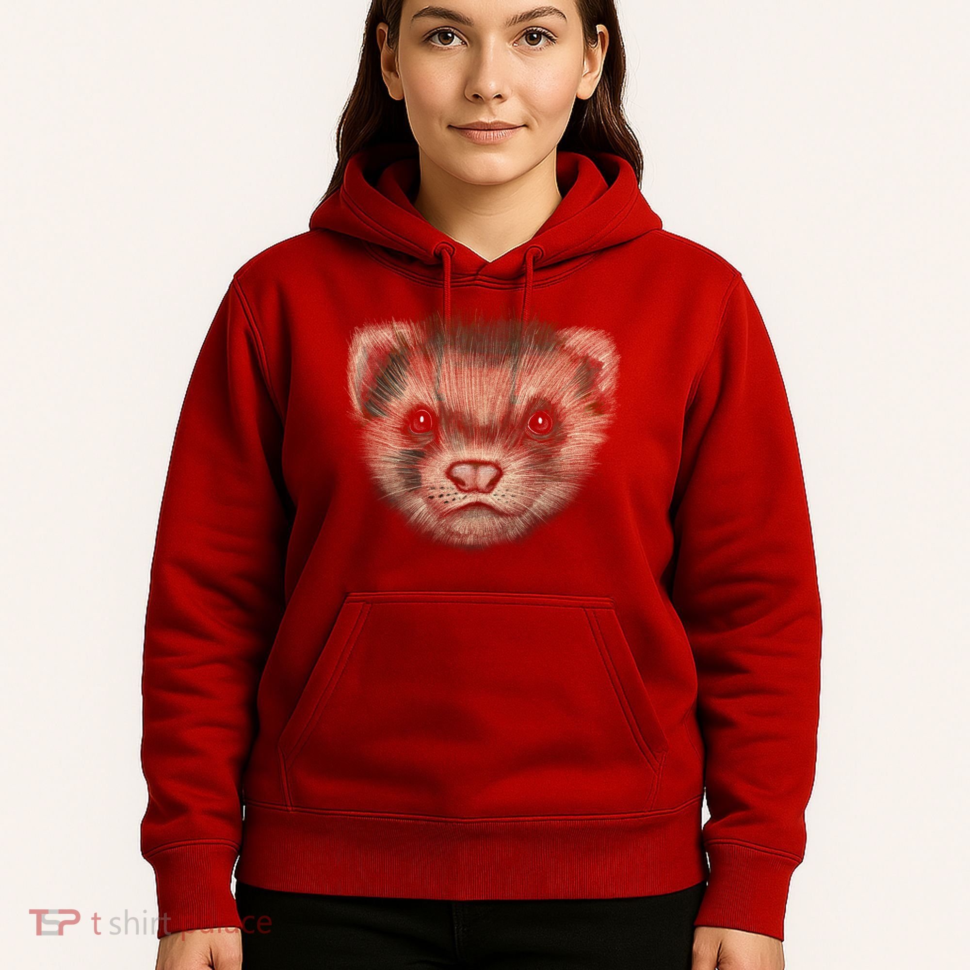 Realistic Ferret Hoodie