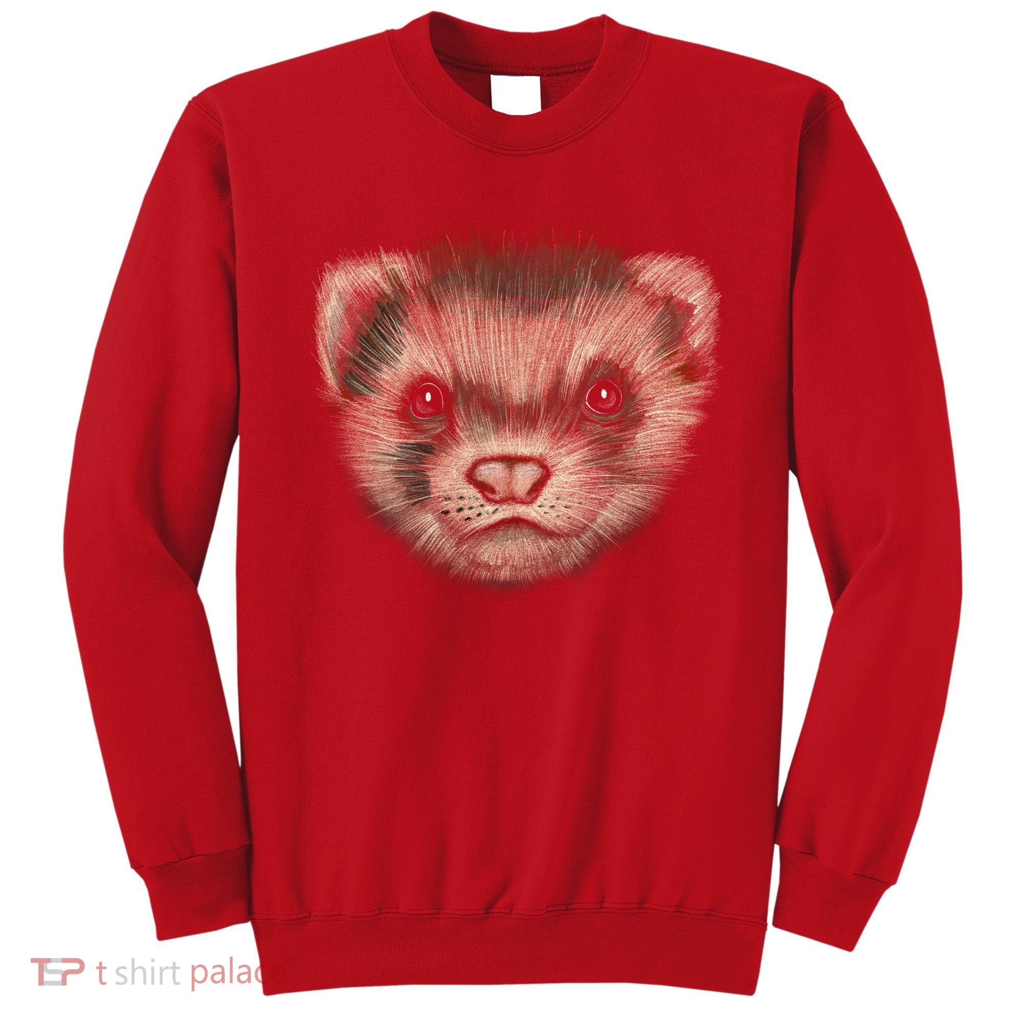 Realistic Ferret Sweatshirt