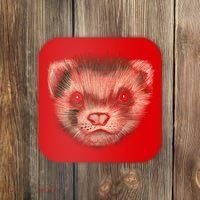 Realistic Ferret Coaster thumb 0