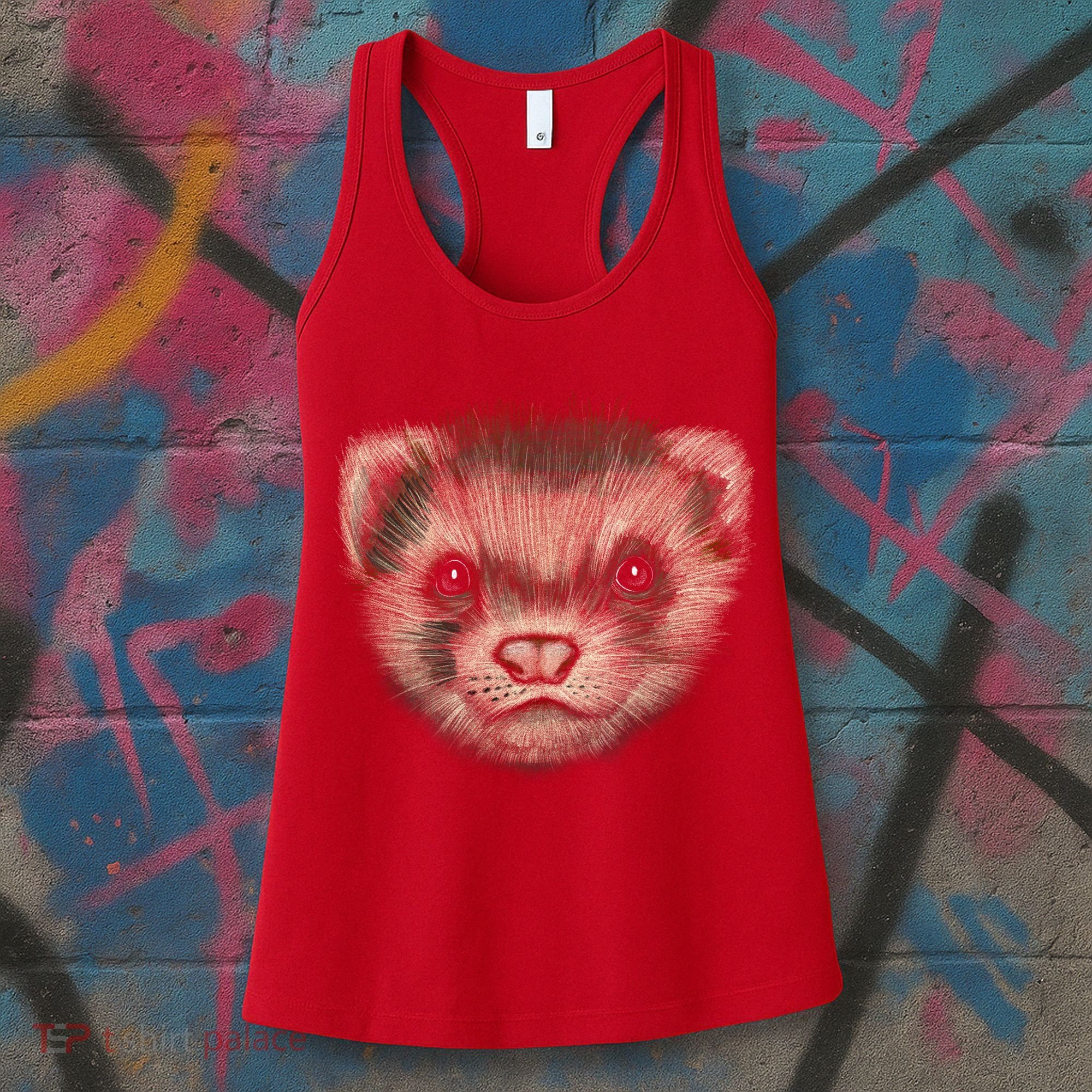 Realistic Ferret Women's Tank Top