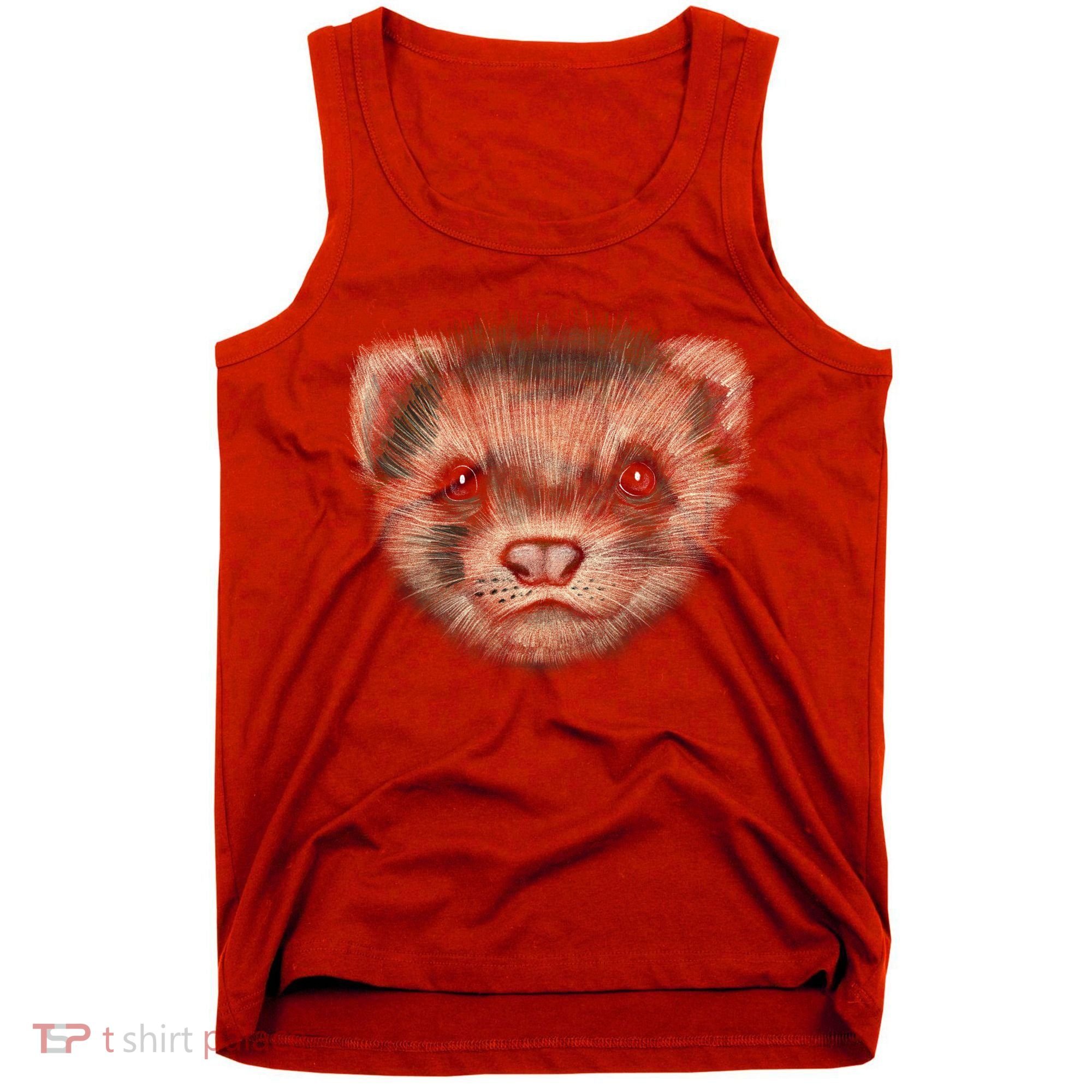 Realistic Ferret Tank Top