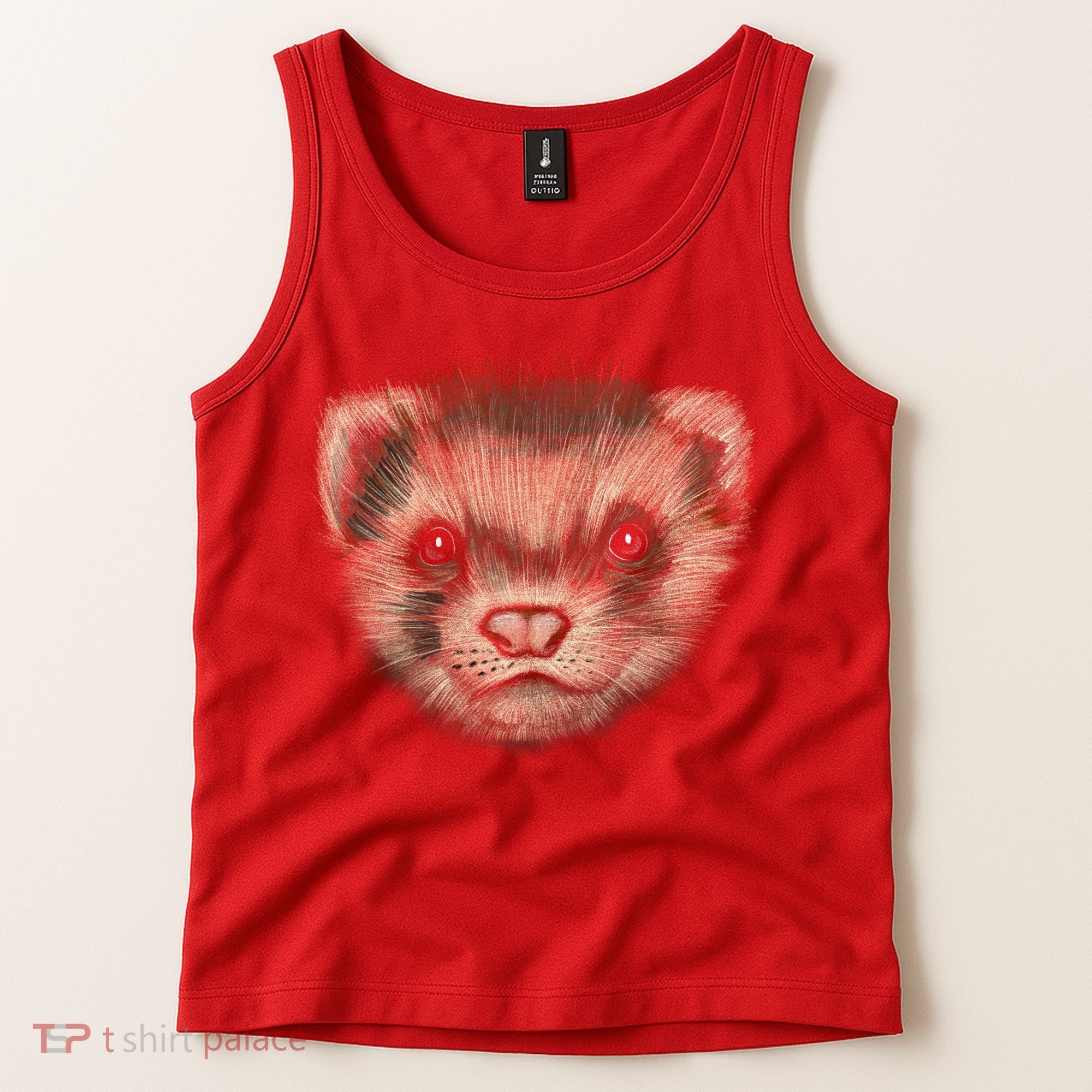 Realistic Ferret Tank Top
