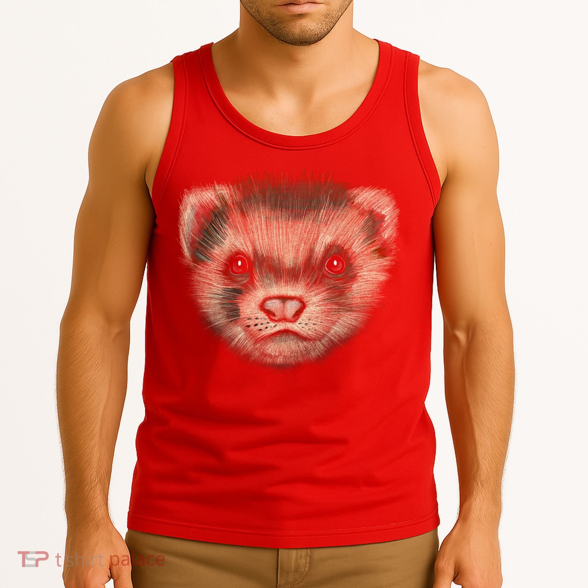 Realistic Ferret Tank Top