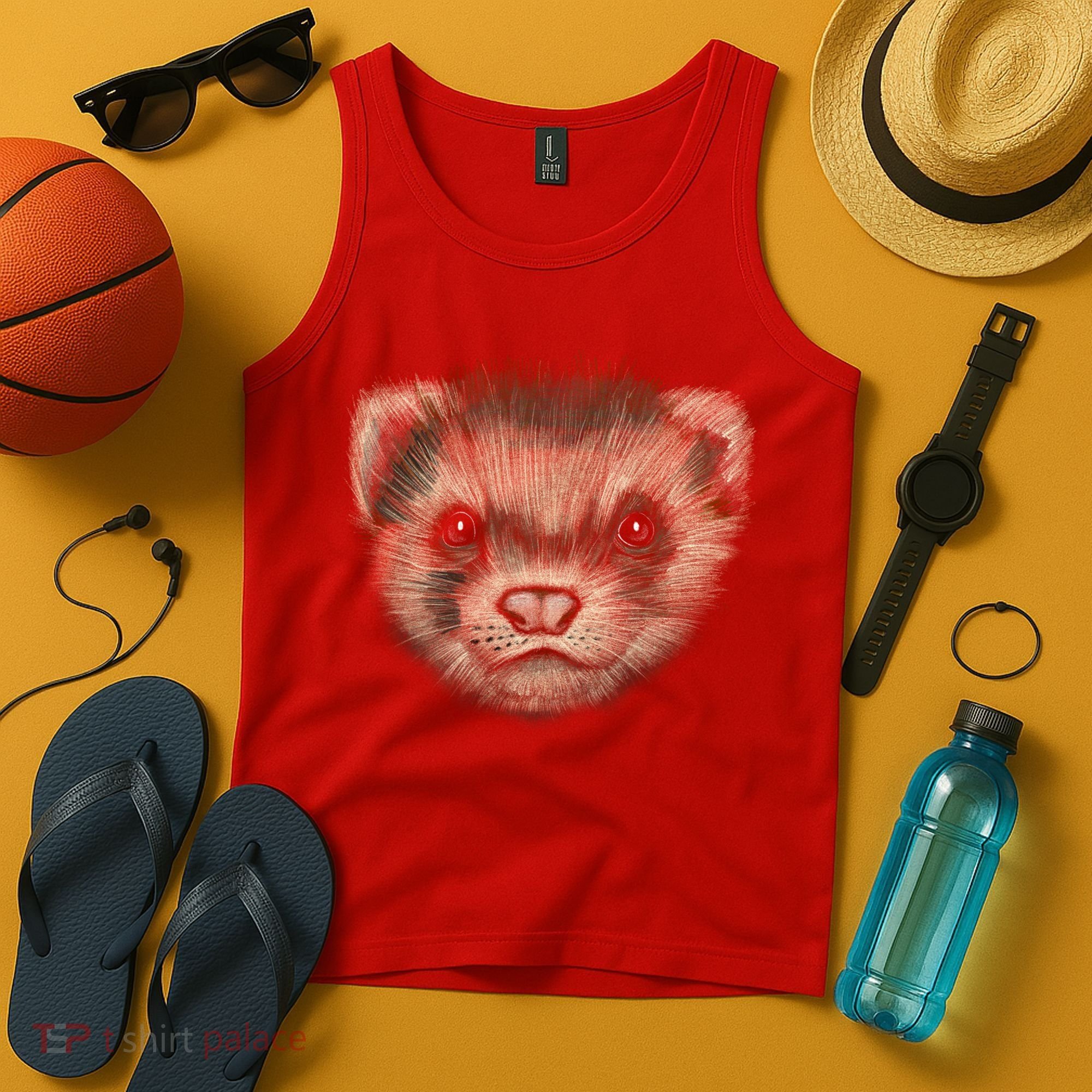 Realistic Ferret Tank Top