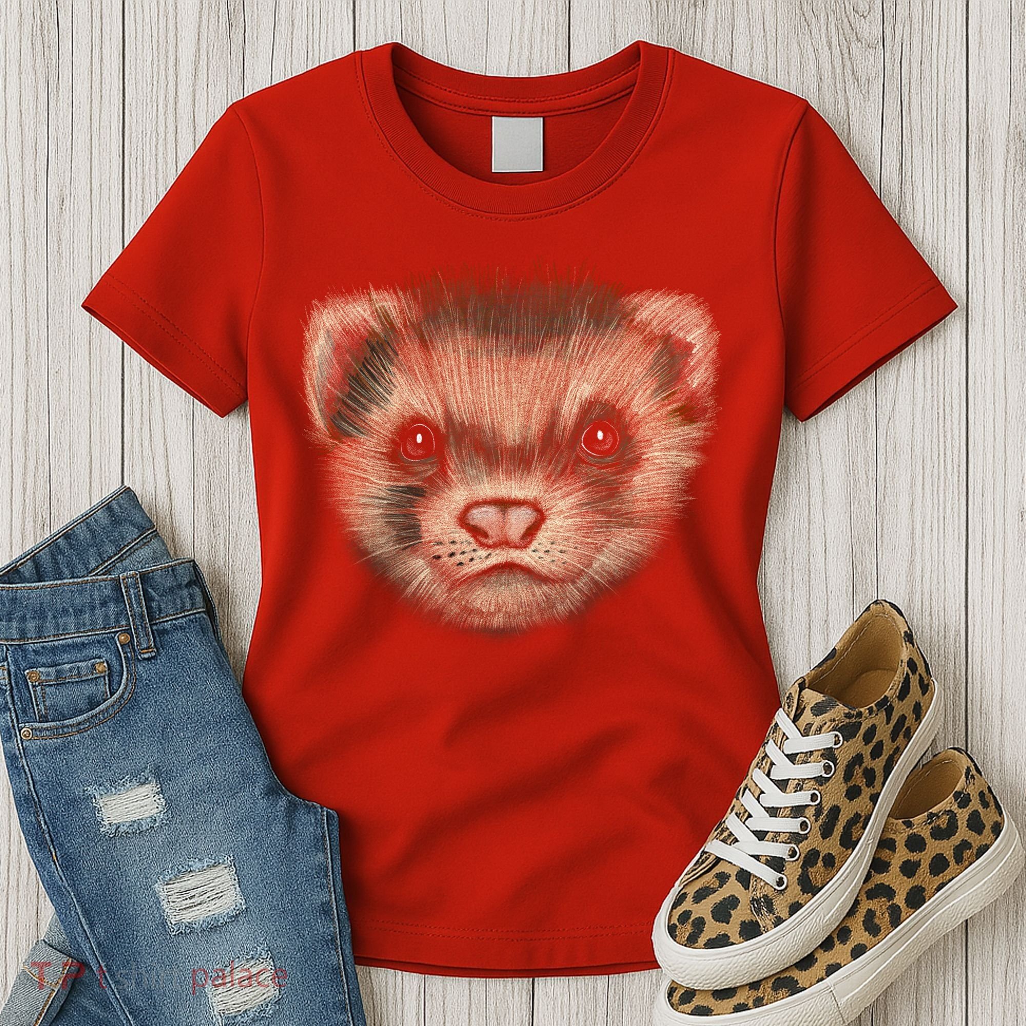 Realistic Ferret Women's T-Shirt
