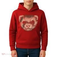 Realistic Ferret Kids Hoodie thumb 4