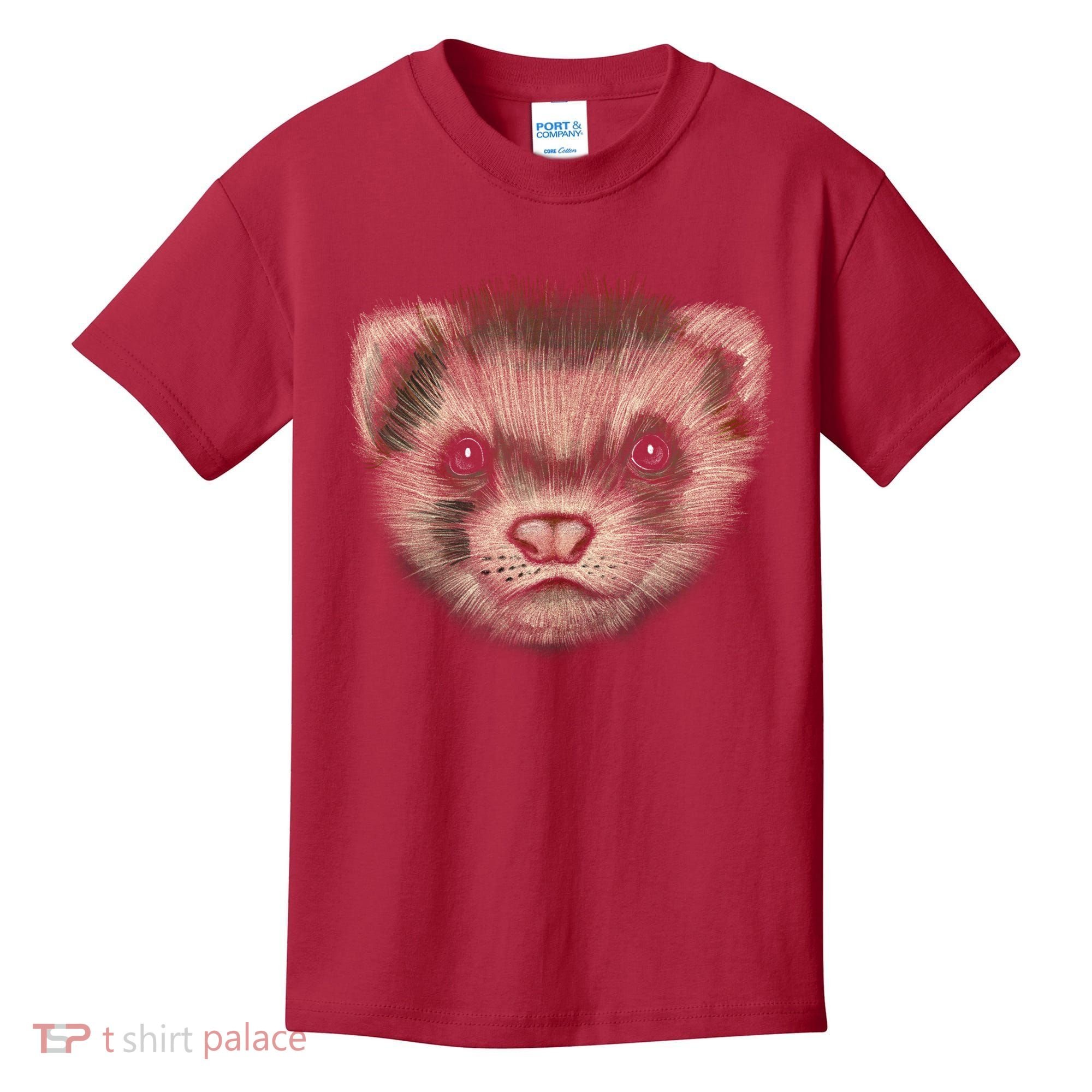 Realistic Ferret Kids T-Shirt