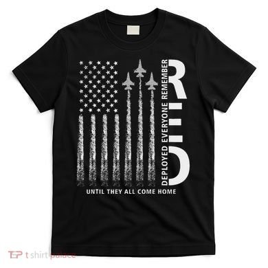 Red Friday Remember Everyone Deployed Military American Flag T-Shirt