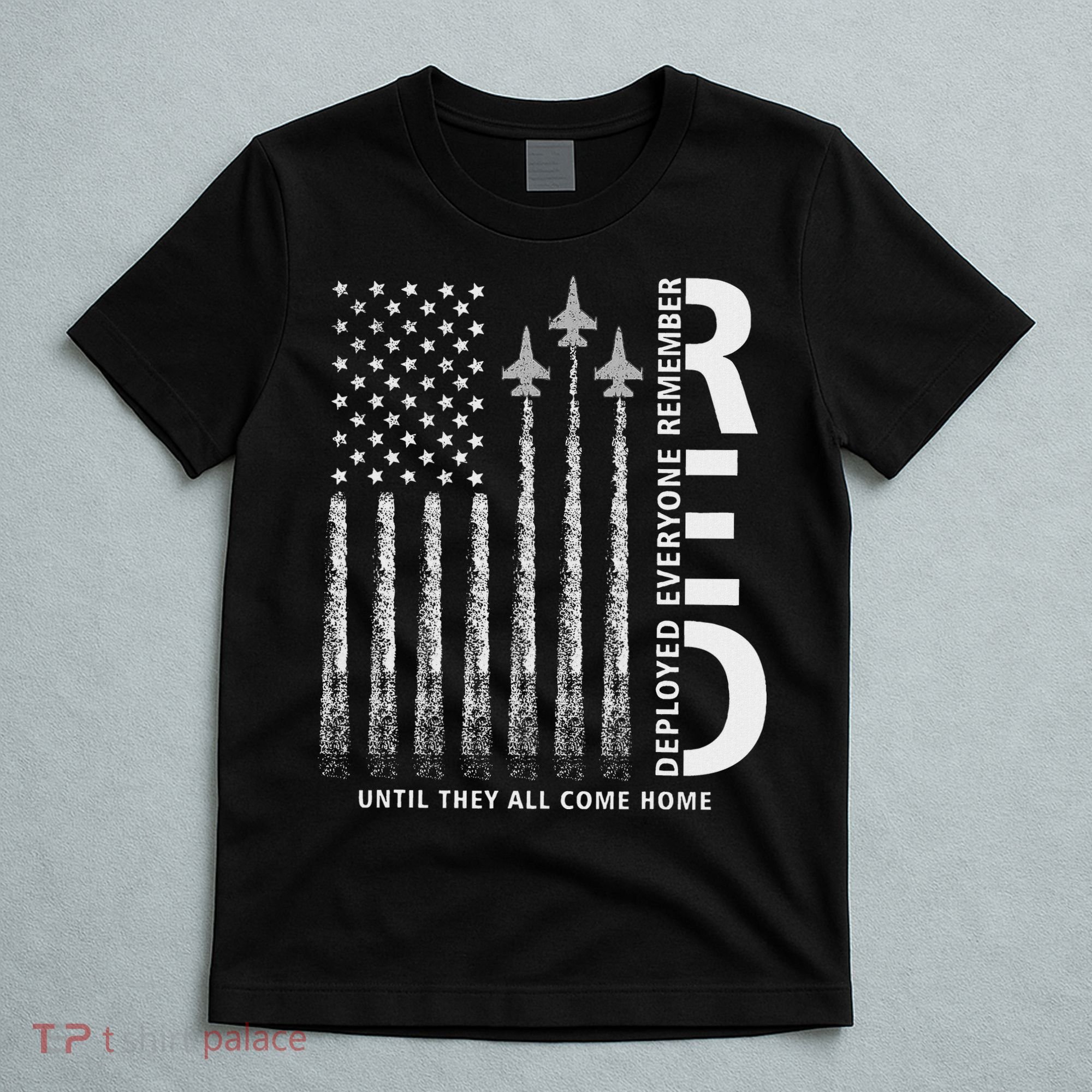 Red Friday Remember Everyone Deployed Military American Flag T-Shirt