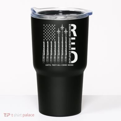 Red Friday Remember Everyone Deployed Military American Flag Tumbler